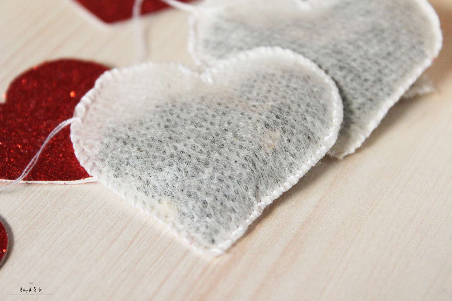 Sachets de thé en forme de coeurSachets de thé en forme de coeur