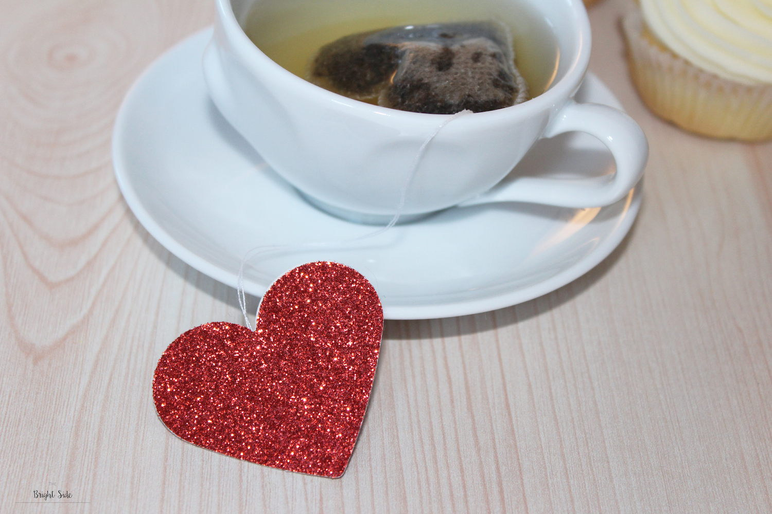 Sachets de thé en forme de coeur