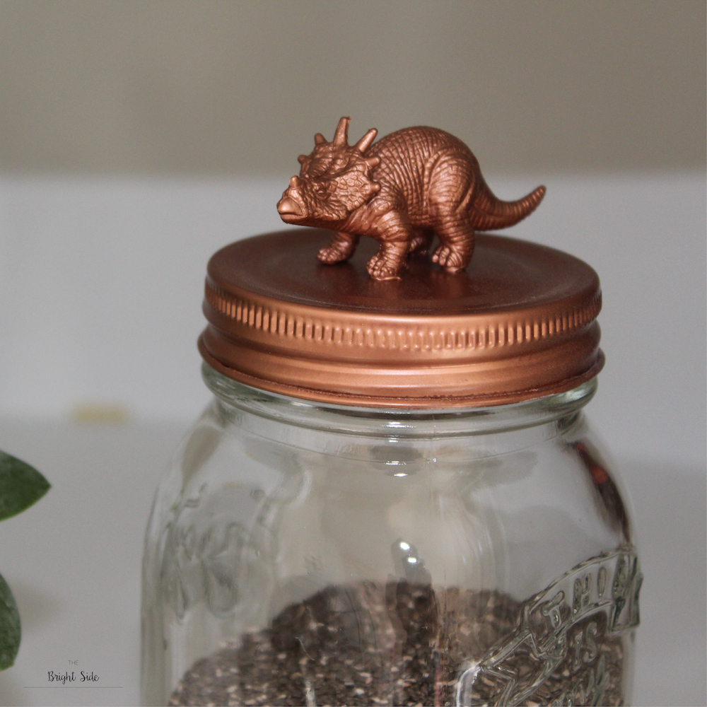 [DIY] – Pour s'organiser : Mason jar dinosaure !