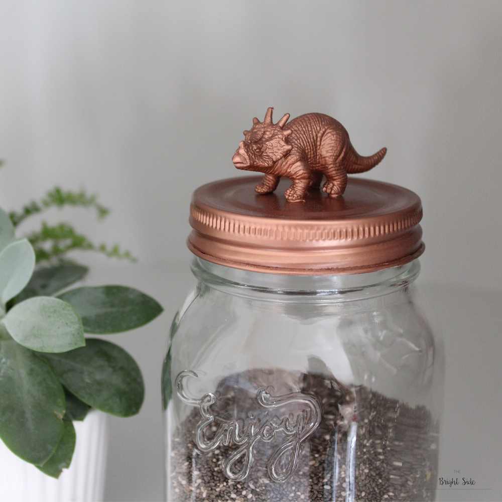 [DIY] – Pour s'organiser : Mason jar dinosaure !