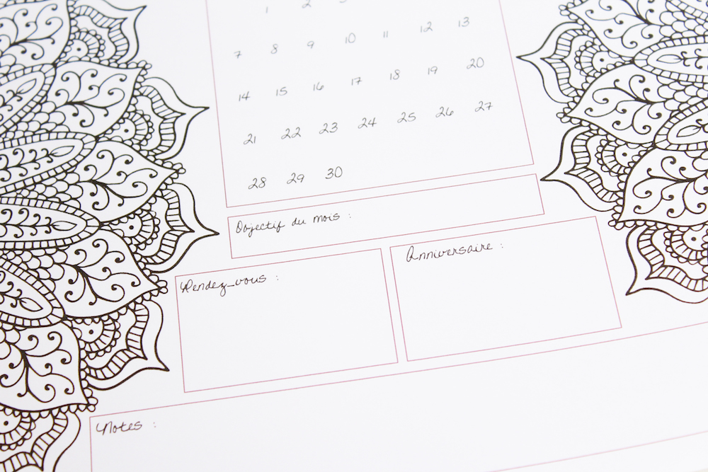 Free Printable | Le calendrier de novembre à colorier !