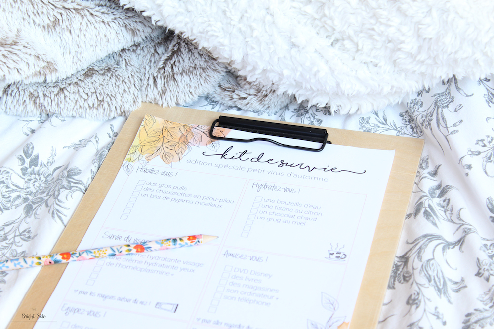Free Printable | Kit de survie maladie d'automne 😷