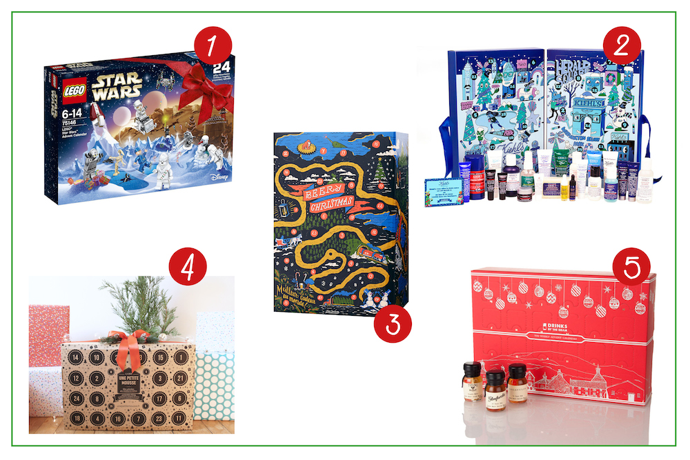 Calendriers de l'avent 2016 | Sélection calendriers beauté, gourmands, lifestyle & hommes !