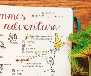 10 idées de page à mettre dans votre Bullet Journal en été !