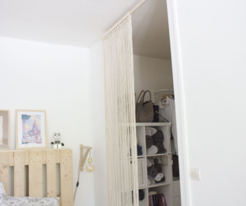 Mon rideau en macramé