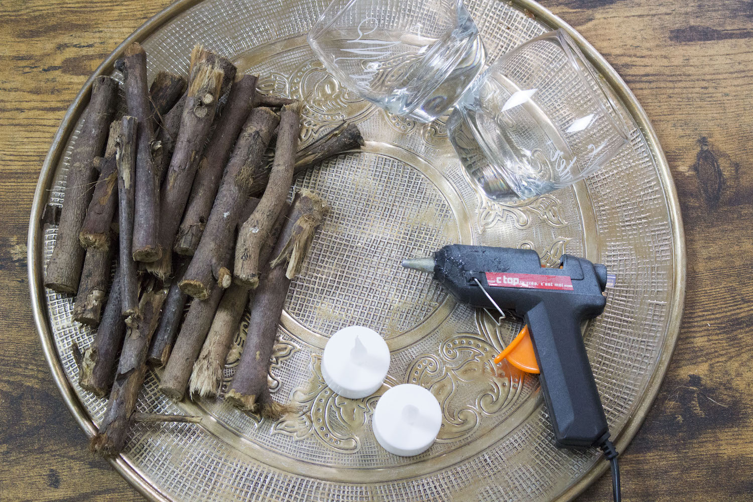 DIY d'automne - Décorations boisées : cadre, photophore...