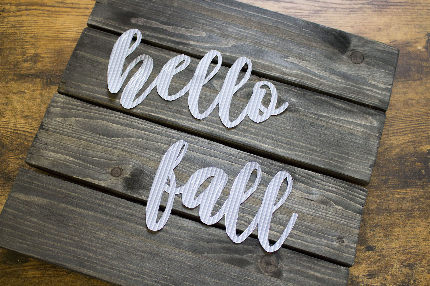 DIY pancarte automne