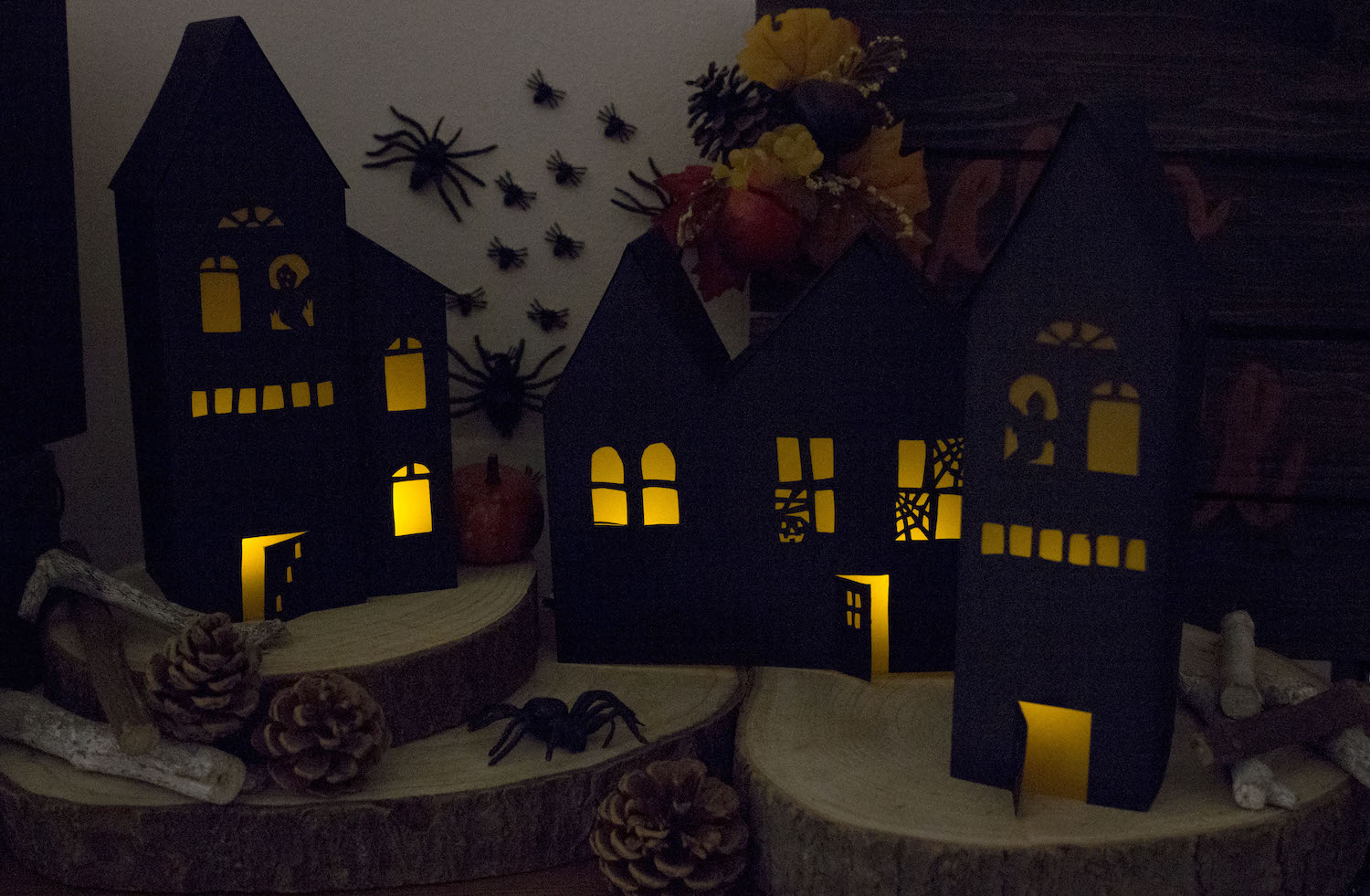 Photophores maisons hantées