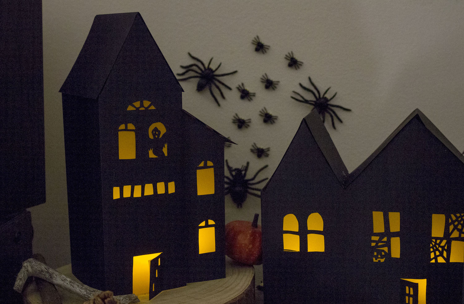 Photophores maisons hantées