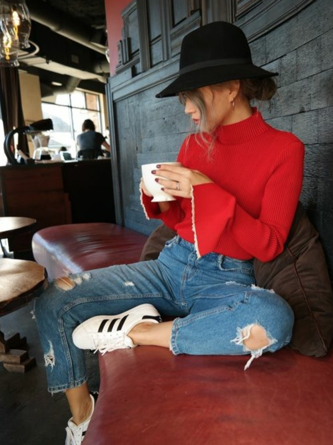 tendance automne hiver 2017 - le rouge