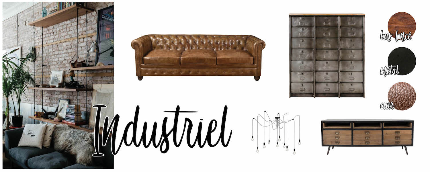 Inspirations déco : salon Industriel