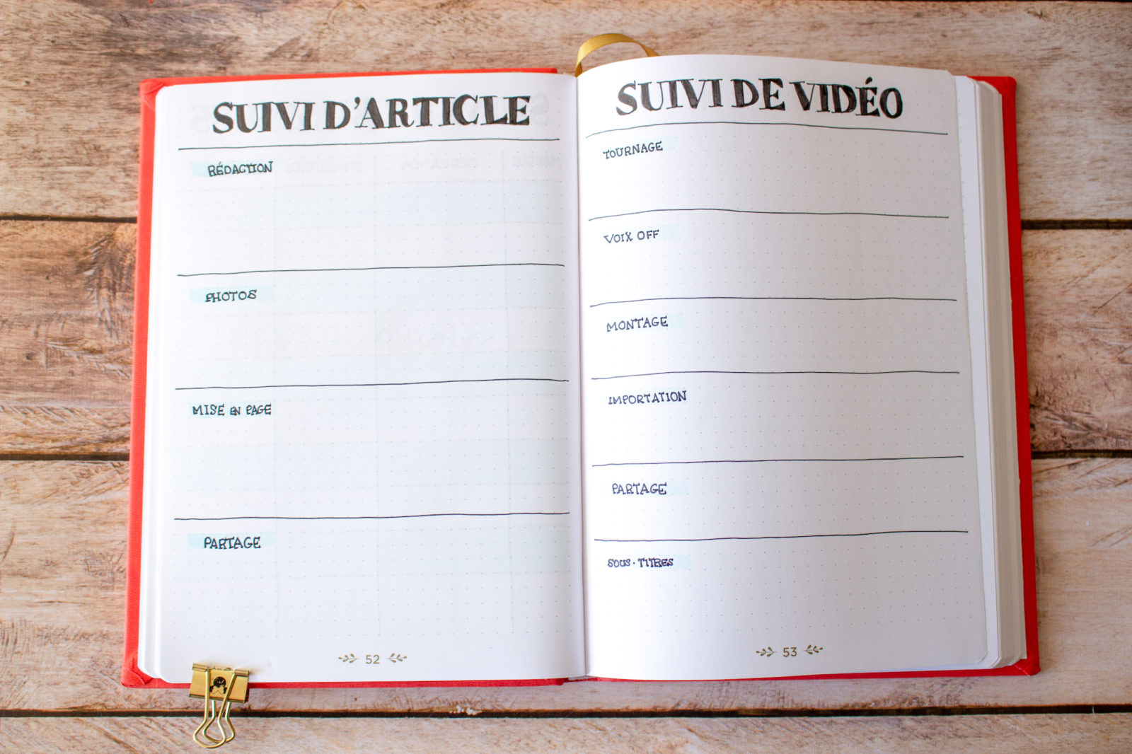 Découvrez la mise en page de janvier mon Bullet Journal 2020